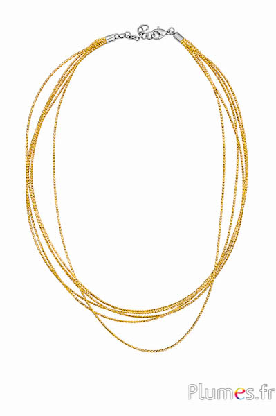 Halsketting - lengte 50 cm - gold